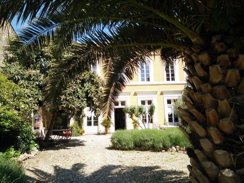 La Maison Des Palmiers Homps  Bagian luar foto